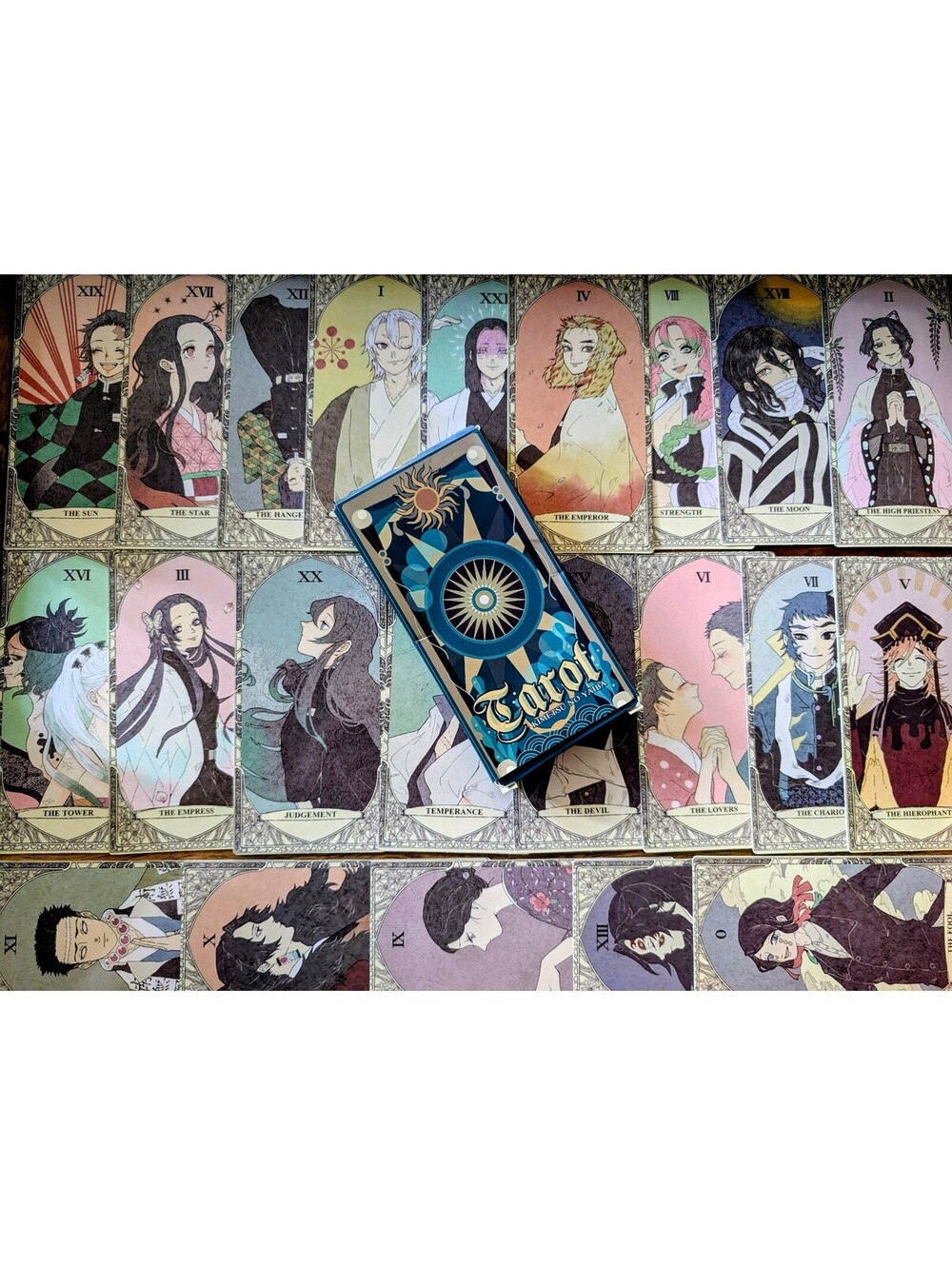 Demon Slayer (Kimetsu no Yaiba) Anime Tarot Card Deck 22 Major Arcana Rare HTF